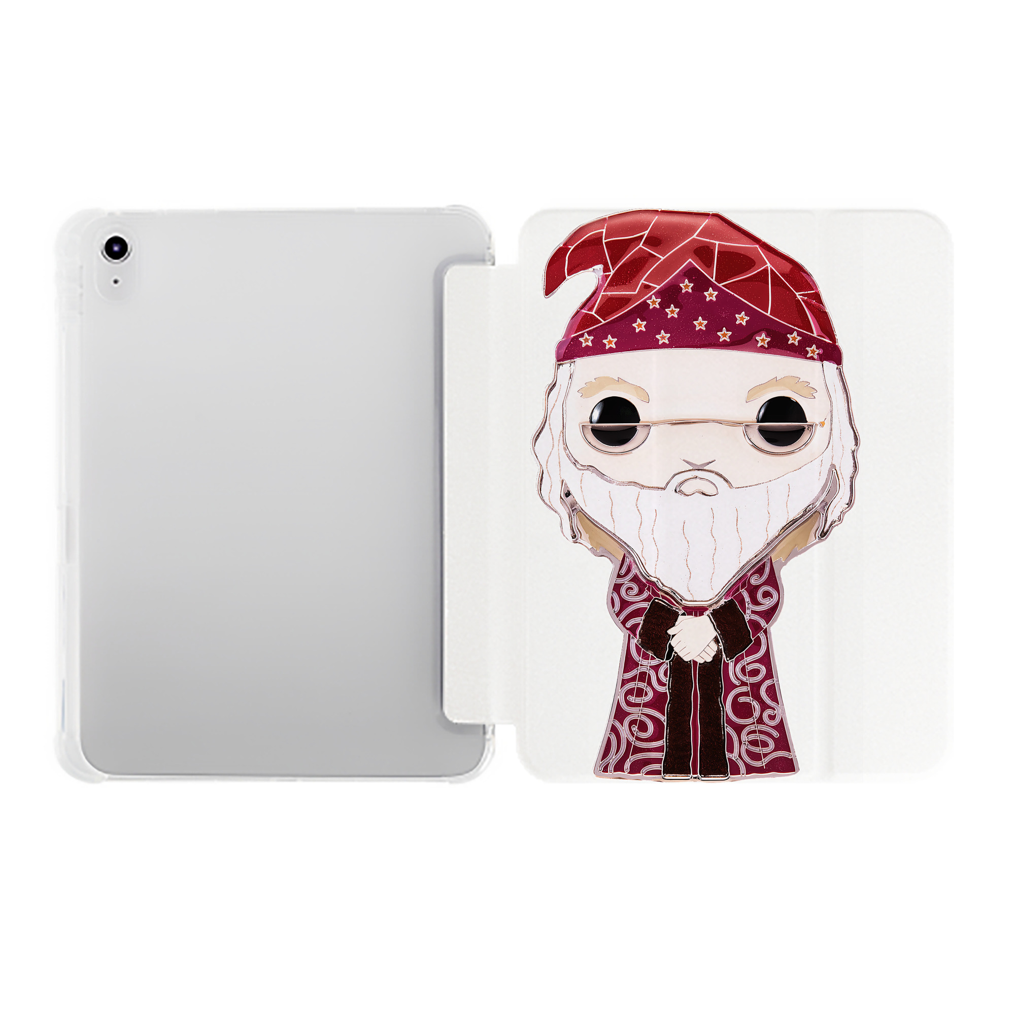 （画像用） Harry Potter ハリー・ポッターシリーズ IPad ケース ペン収納付き 三つ折りスタンド PUレザー×シリコン 対応機種9.5/10.5/10.9インチ